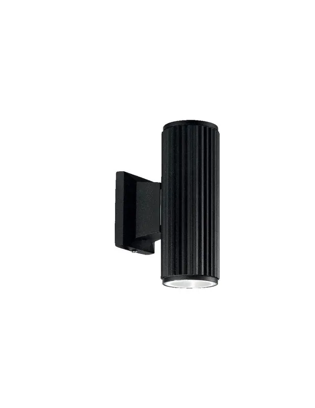 Ideal Lux Base AP2 lampada da parete per esterno in alluminio con doppio diffusore GU10 28W Saldi