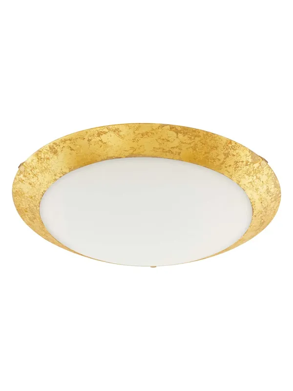 Plafoniera a led moderna design foglia oro 16w GL0614 Soddisfatti O Rimborsati