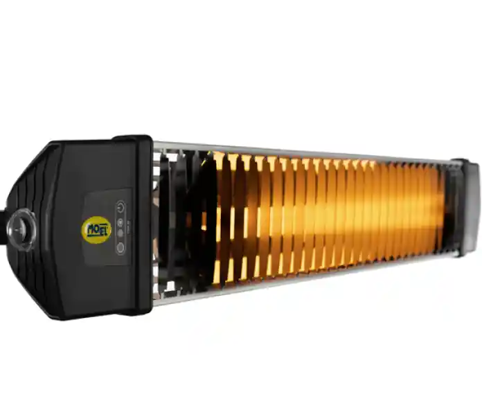 Novità Stufa infrarossi elettrica 1800W telecomando MOEL 867NRC per ambienti