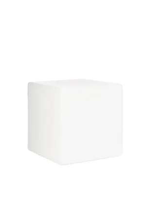Vendita Finale Ideal Lux Luna PT1 D50 lampada per esterni cubica opale E27 60W