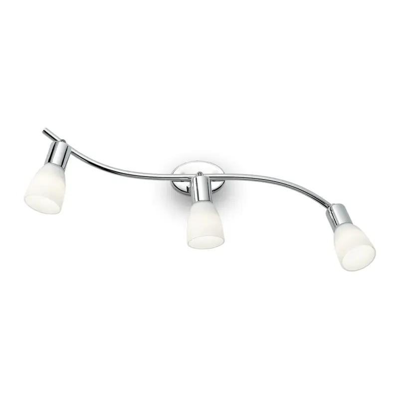Ideal lux snake ap3 lampada da parete applique cromo ideal lux 002774 Consegna Rapida