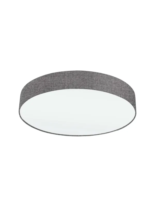 Plafoniera moderna in tessuto grigio a 3 luci GL0678 Pagamento Sicuro