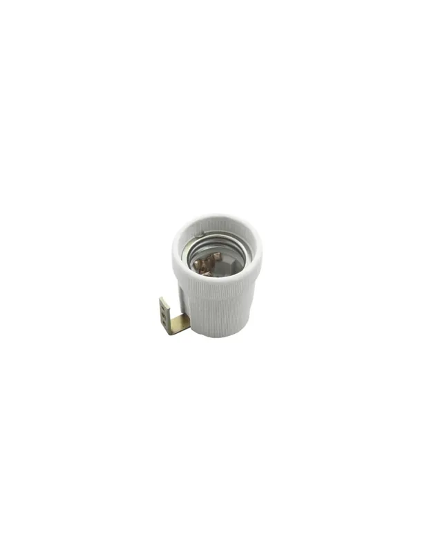 Portalampada porcellana c/staffa e27 elettrico 007274sg Saldi