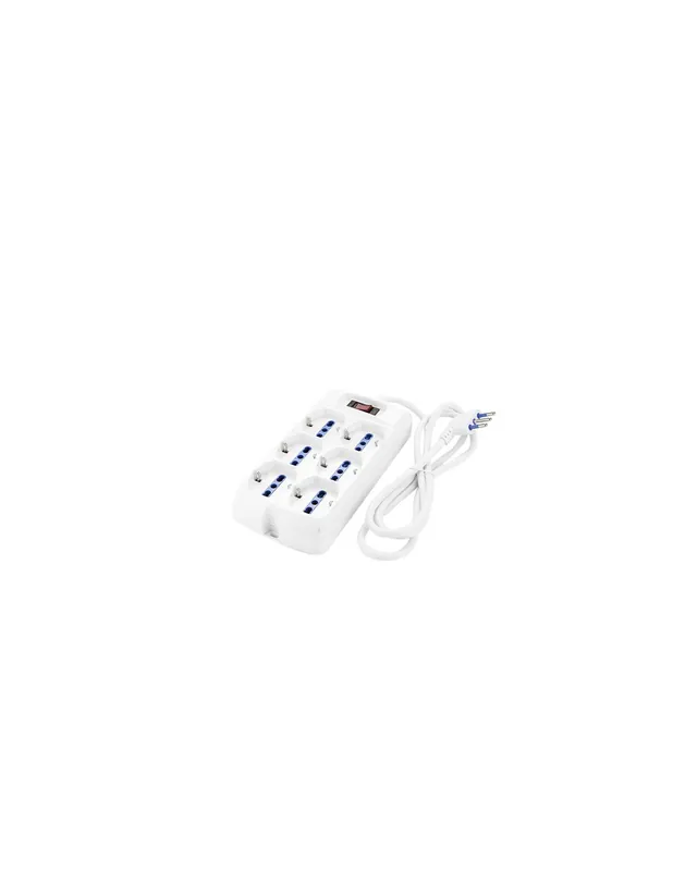 Presa multipla elettrica piatta 6posti bipasso unel universale 8167 bianco Prezzo Conveniente