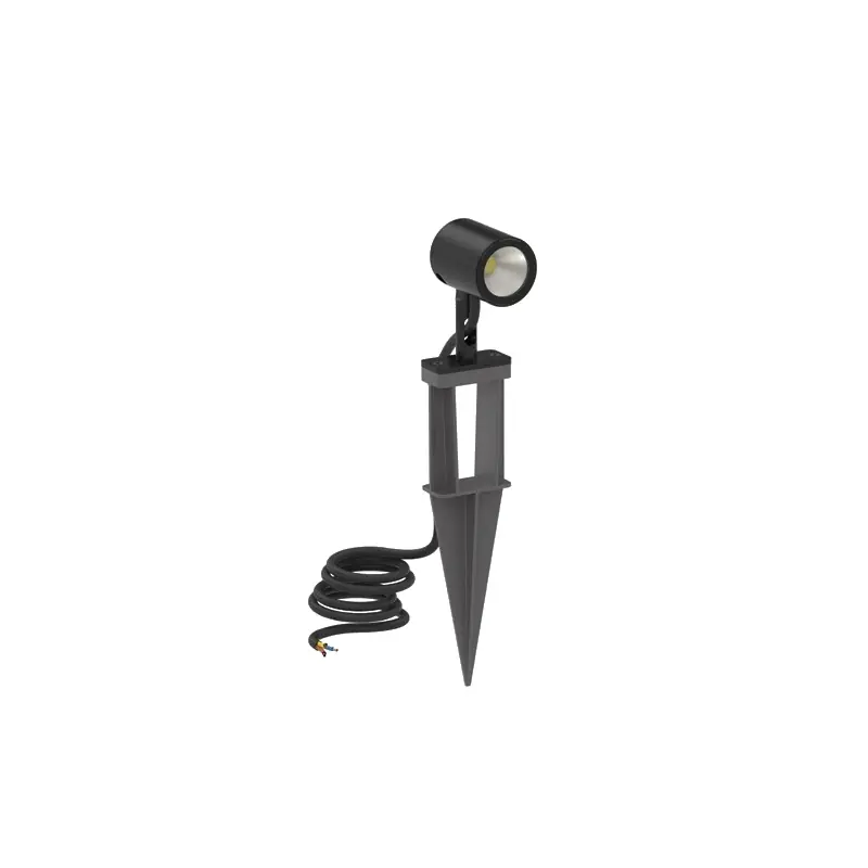 lombardo ago garden proiettore led 6w 700 lumen 4000k a picchetto colore nero 40° lombardo LL126001MN Subito Disponibile