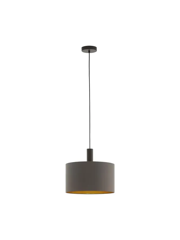Quantità Limitata Lampadario moderno design in tessuto tortora 1 luce GL0690