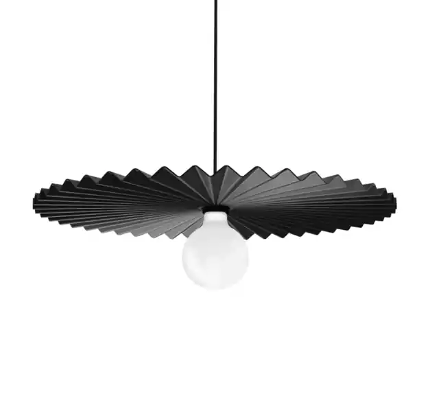 Lampada a sospensione alluminio nero diametro 50 cm CA021ABBEZZ A Buon Prezzo