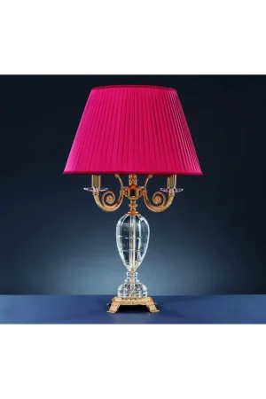Ultima Occasione Lume grande classico in ottone e cristallo 4 luci Design Swarovsky Vulcano