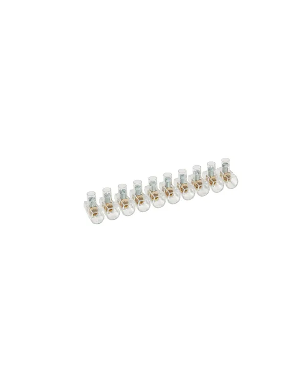 Offerta Limitata Morsetto elettrico forbox barra 10pz unipolare cappuccio 6mmq MM60