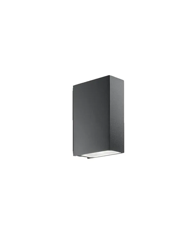 Ideal Lux Tetris-2 AP2 applique da parete per esterni in alluminio verniciato color antracite G9 15W Saldi