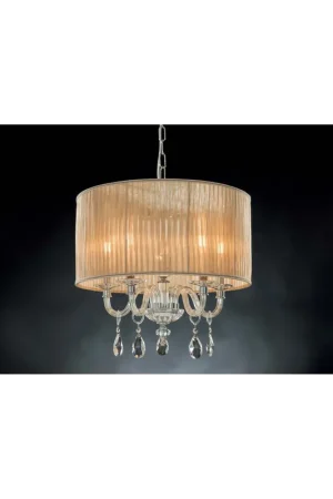 Scelto Dai Clienti Lampadario classico in cristallo 5 luci Design Swarovsky Lucy tortora