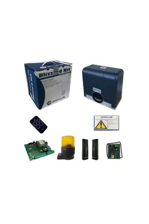 A Buon Prezzo genius blizzard enc kit 900 433 mhz rc kit cancello scorrevole 900kg 230v automazione faac genius 104015