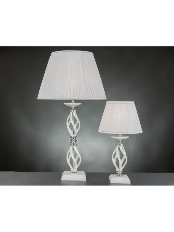 Lumetto moderno in cristallo 1 luce Design Swarovsky zuela bianco Sconto