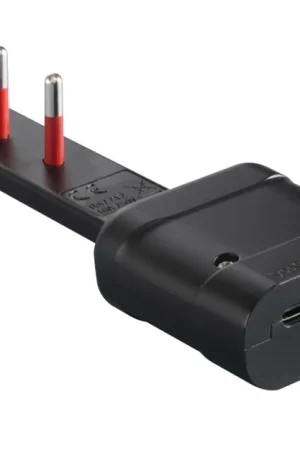 A Buon Prezzo Caricatore da parete 2 USB flat 10A nero ROSI RS7712NC per dispositivi elettronici