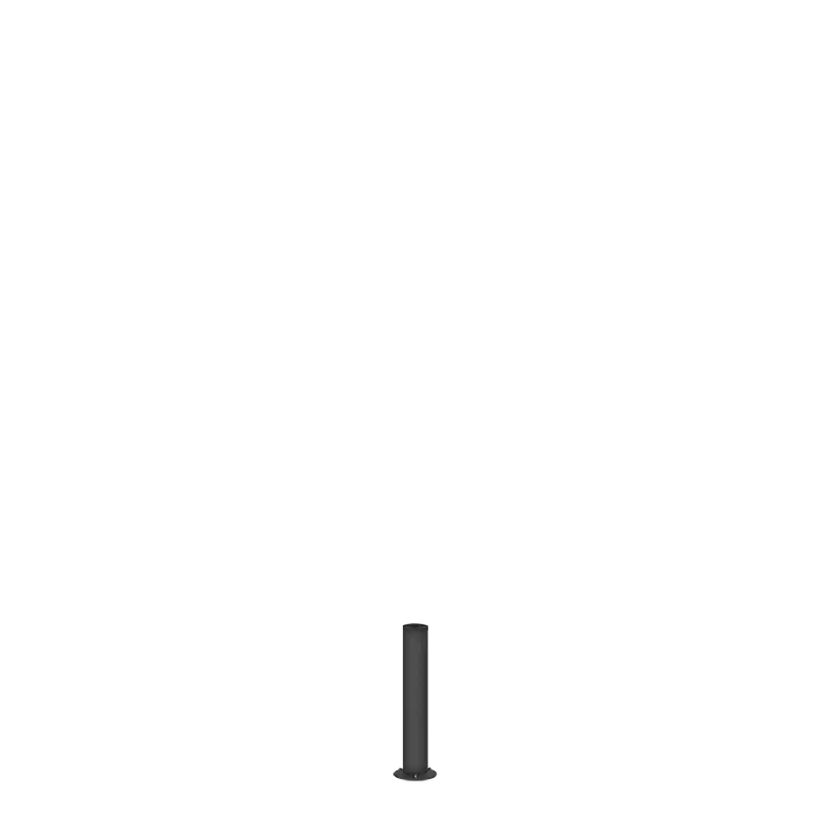 Palo in Alluminio 375 mm Antracite per Lampade da Esterno – 3421AN Promozione