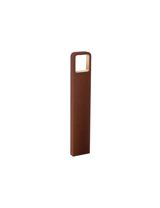 Miglior Prezzo Rossini Pitt PIT002 paletto led da terra per esterni - Corten