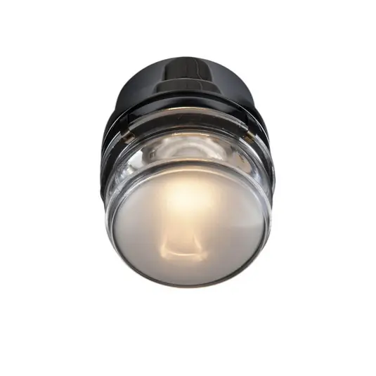 Promo Stagionale Oluce Applique a LED Fresnel, cromato, alluminio, vetro, 2.700 K