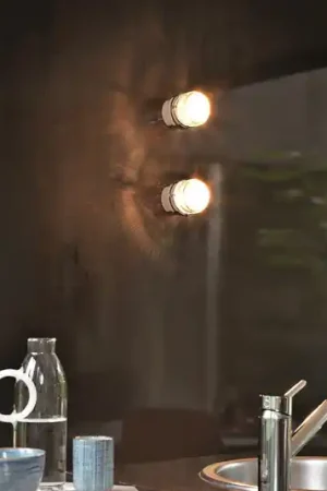 Oluce Applique a LED Fresnel, bianco, alluminio, vetro, 2.700 K Pagamento Sicuro