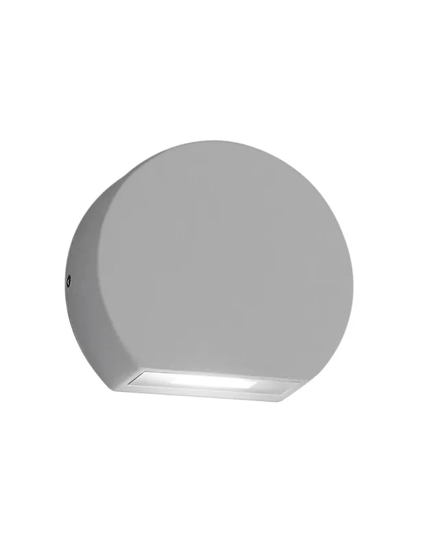 Offerta Speciale Gea Luce GES892C segnapassi IP54 grigio alluminio