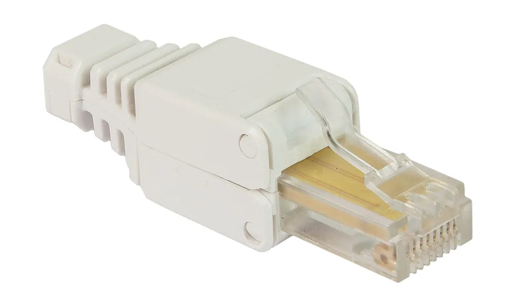 Occasione Connettore RJ45 cat 5e UTP tool-less bianco Fanton 23747 confezione 10 pezzi