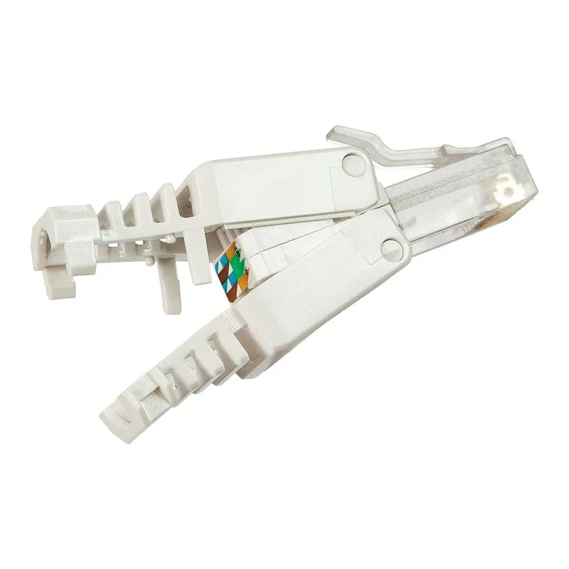 Ultimissimo Modello Connettore RJ45 Cat6 UTP tool-less bianco Fanton 23723