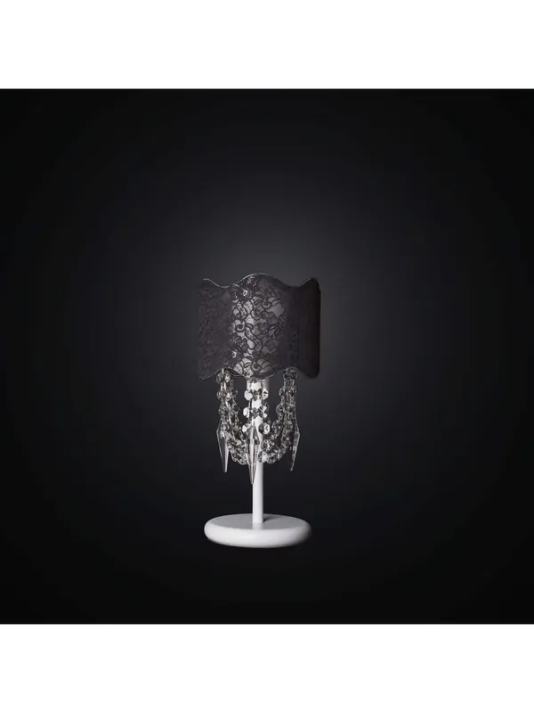 Pagamento Sicuro Lumetto moderno nero e cristallo 1 luce BGA 2342-lp design swarovsky