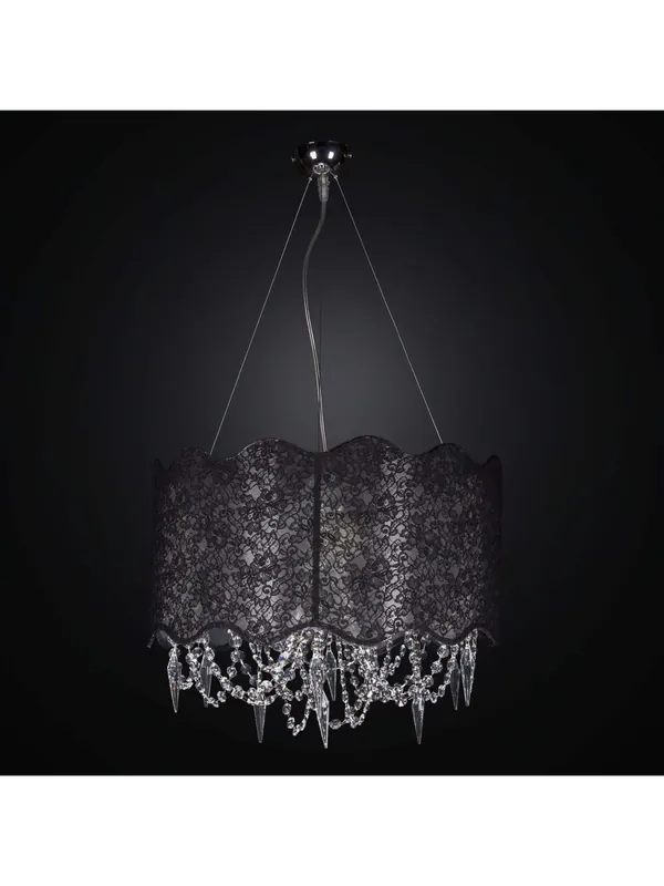 Scelto Dai Clienti Lampadario moderno nero e cristallo 3 luci BGA 2342-s45 design swarovsky