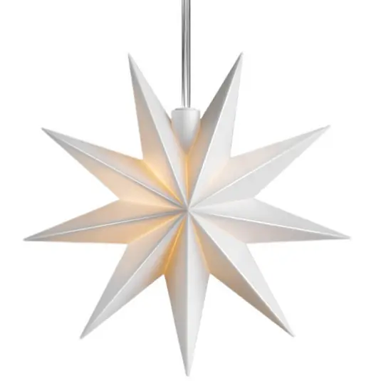 Saldi STERNTALER Ghirlanda luminosa Stella, bianca, Ø 11 cm a 9 punte a 3 luci