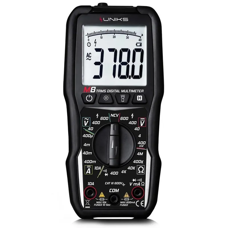 Multimetro digitale professionale TRMS manuale M8 UNIKS misure accurate Ultima Occasione