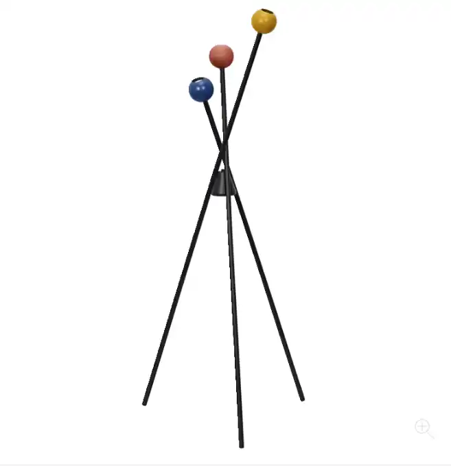 Lampada da terra decorativa multicolore 3XE27 LEDVANCE LUM453755 design moderno metallo Pagamento Sicuro