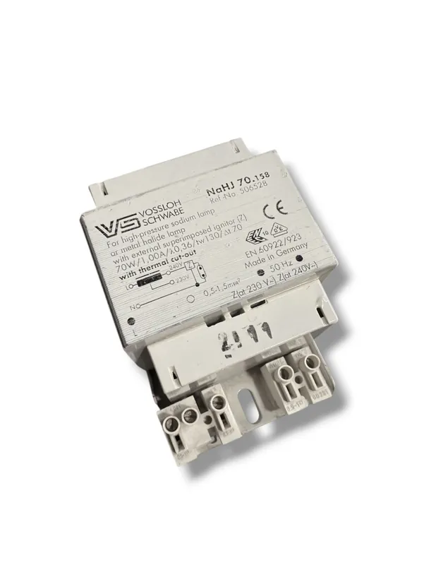 Alimentatore ioduri metallici 66x53 70w vs vossloh 508586 Consegna Rapida