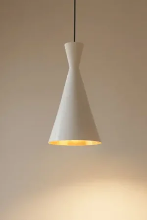 Lampada a sospensione Glenora, bianco, Ø 18 cm, metallo, E27 Professionale