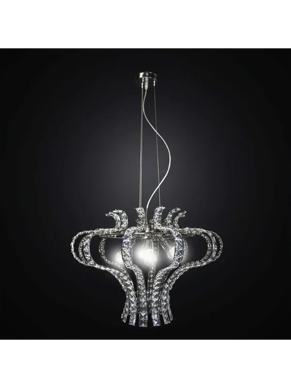 Bestseller Lampadario moderno con cristalli 6 luci BGA 3002-s60 design swarovsky