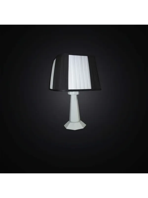 Lumetto moderno in legno bianco e nero 1 luce BGA 3001-lp Offerta