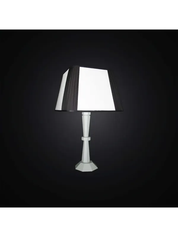 Lampada da tavolo moderna in legno bianco e nero 1 luce BGA 3001-lg Nuovo Arrivo