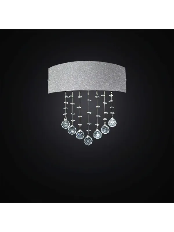Applique moderno con cristalli 2 luci BGA 3000-a design swarovsky Esclusivo