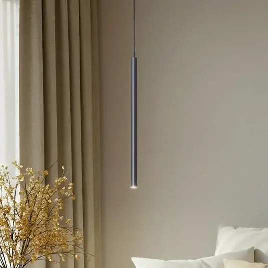 Lampada a sospensione Sopel 1, antracite, a 1 luce, acciaio, Ø 5 cm Ordina Subito