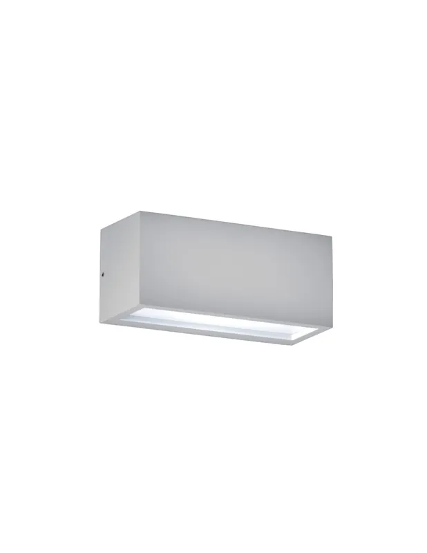 Rossini Guava GUA002 applique moderna rettangolare led da esterno - Grigio, 4000° k Acquista Ora