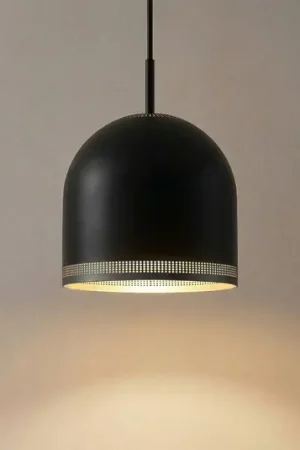 Lampada a sospensione Nola Oura, Ø 25 cm, nero, ferro, E27 Saldi