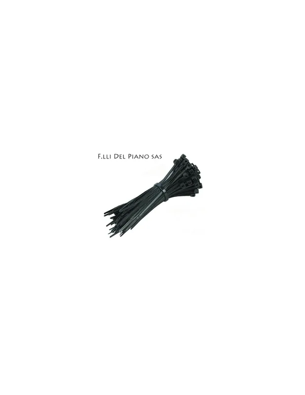 Occasione Imperdibile Fascetta in plastica nylon fermacavo 3,5x200 100pz nero 20036nec