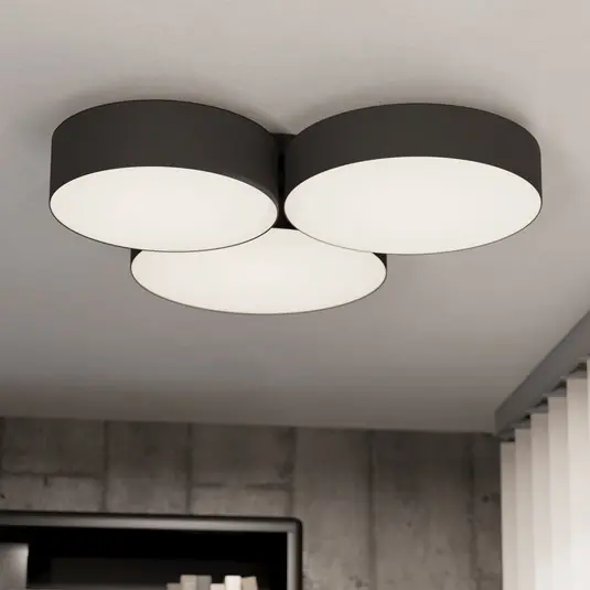 Super Prezzo EGLO connect plafoniera LED Smart Barbano-Z, nero