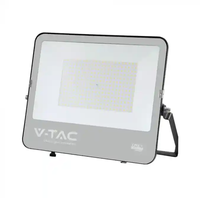 Faro Proiettore LED Slim 200W V-TAC Cavo 1m Nero 4000K IP65 - 232206 Occasione