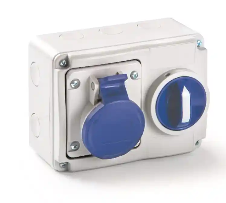 Presa interbloccata 2Poli + Terra 16A 220V ROSI - 14.3214B6 Offerta Speciale
