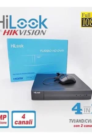 dvr ibrido 4 canali turbo HD+due chip ip 1080 pixel 6mp ip 204q-k1 Offerta