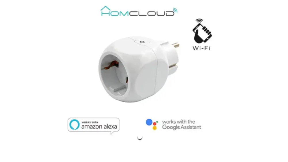 Offerta Lampo Presa intelligente WiFi 16A compatibile Alexa Google Home SL-EP16A