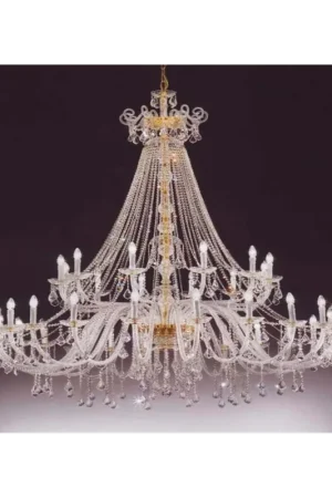 Acquista Ora Lampadario classico in cristallo trasparente a 36 luci BGA 2973-24-12
