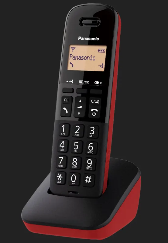 Telefono cordless Rosso DECT 3,5 cm Panasonic - KXTGB610JTR Prezzo Ridotto