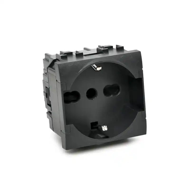 Scelto Dai Clienti presa scuko tedesca 16a 250v compatibile con bticino living international l4140/16 antracite