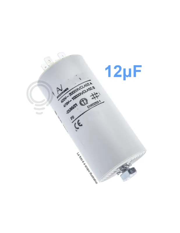 Bestseller Condensatori motori elettrici faston 12.5mf accensione 400/450