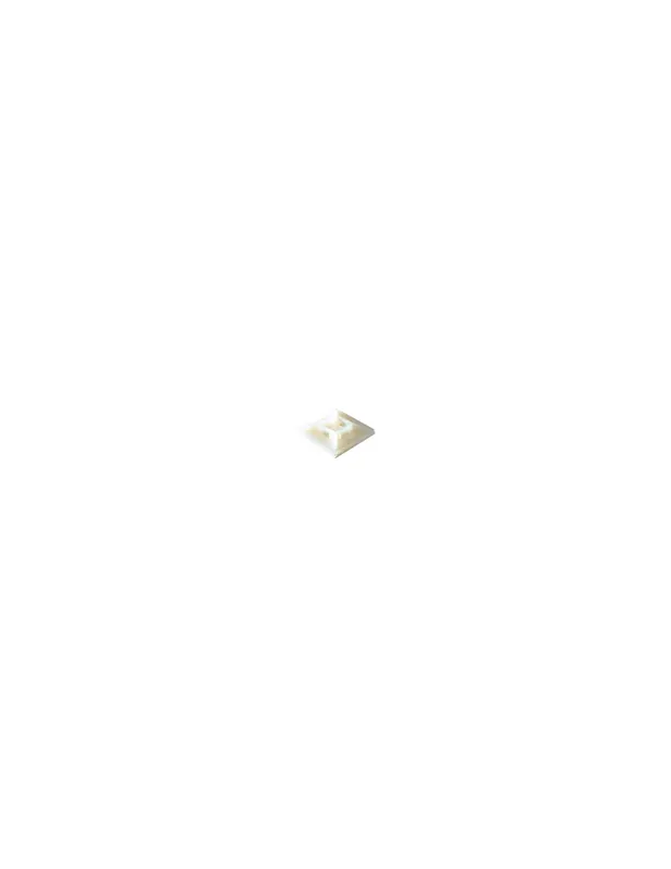 Direttamente Dal Produttore Basetta adesiva 27x27 multiuso 100pz bianco mb2828bic